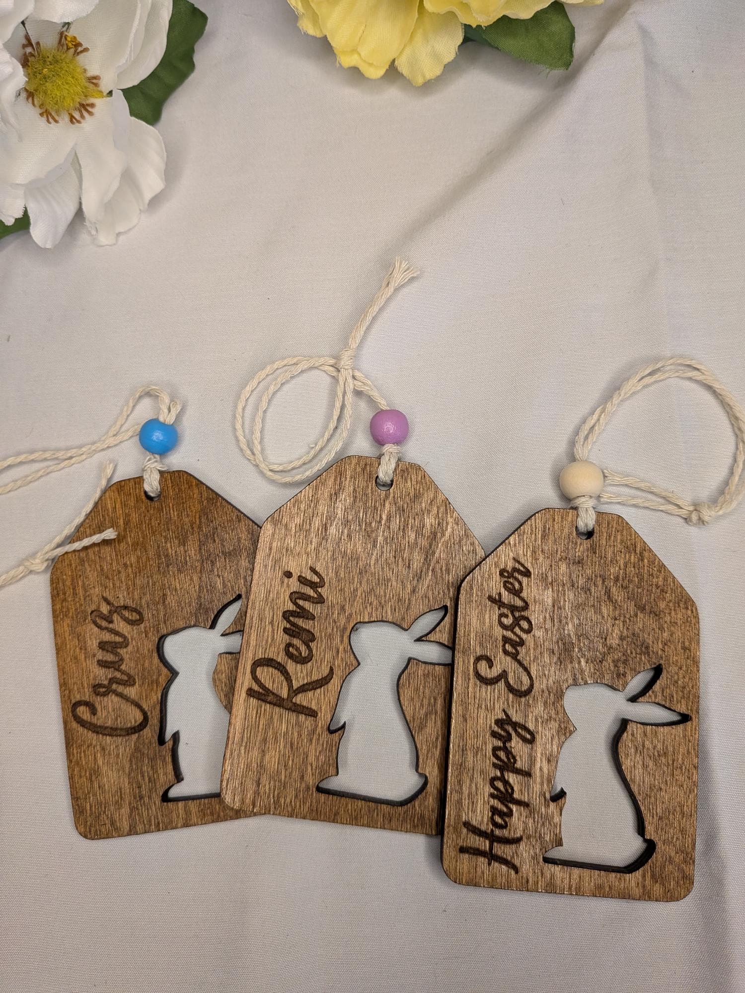 Personalized Easter Basket Tag