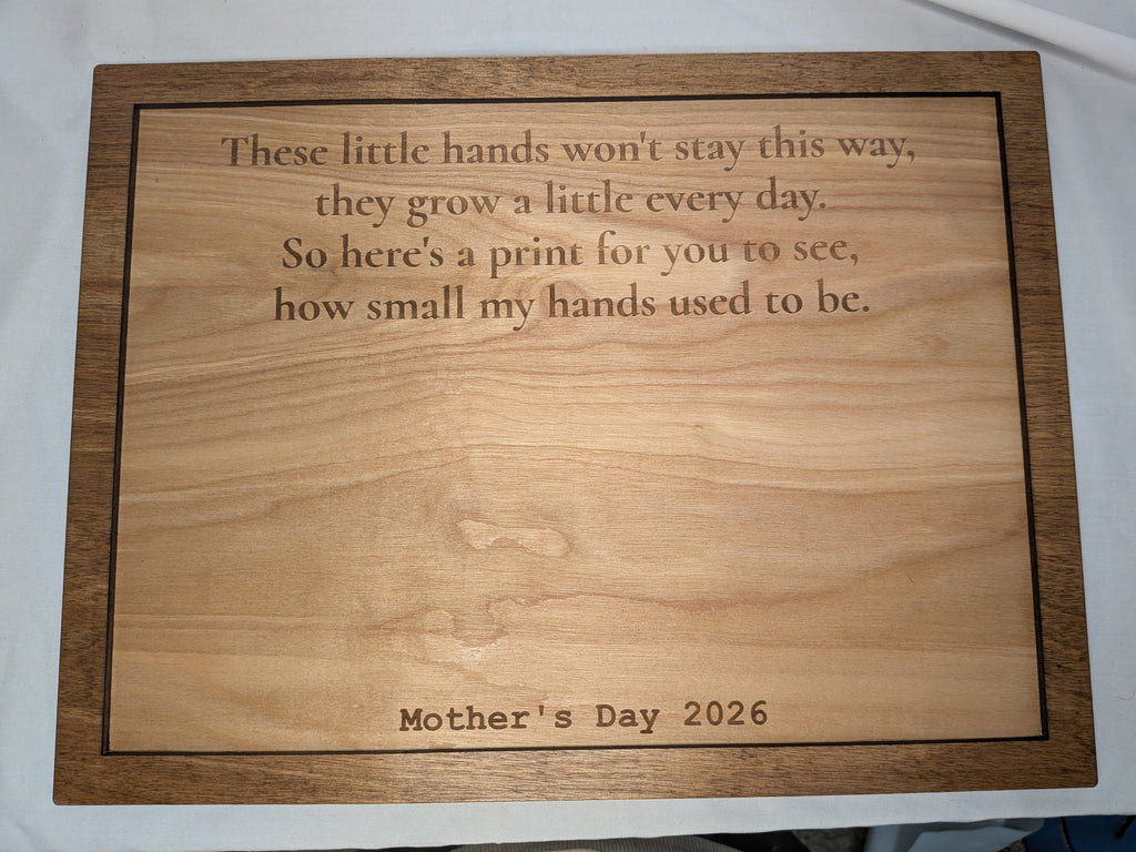 Little Hands Keepsake Sign
