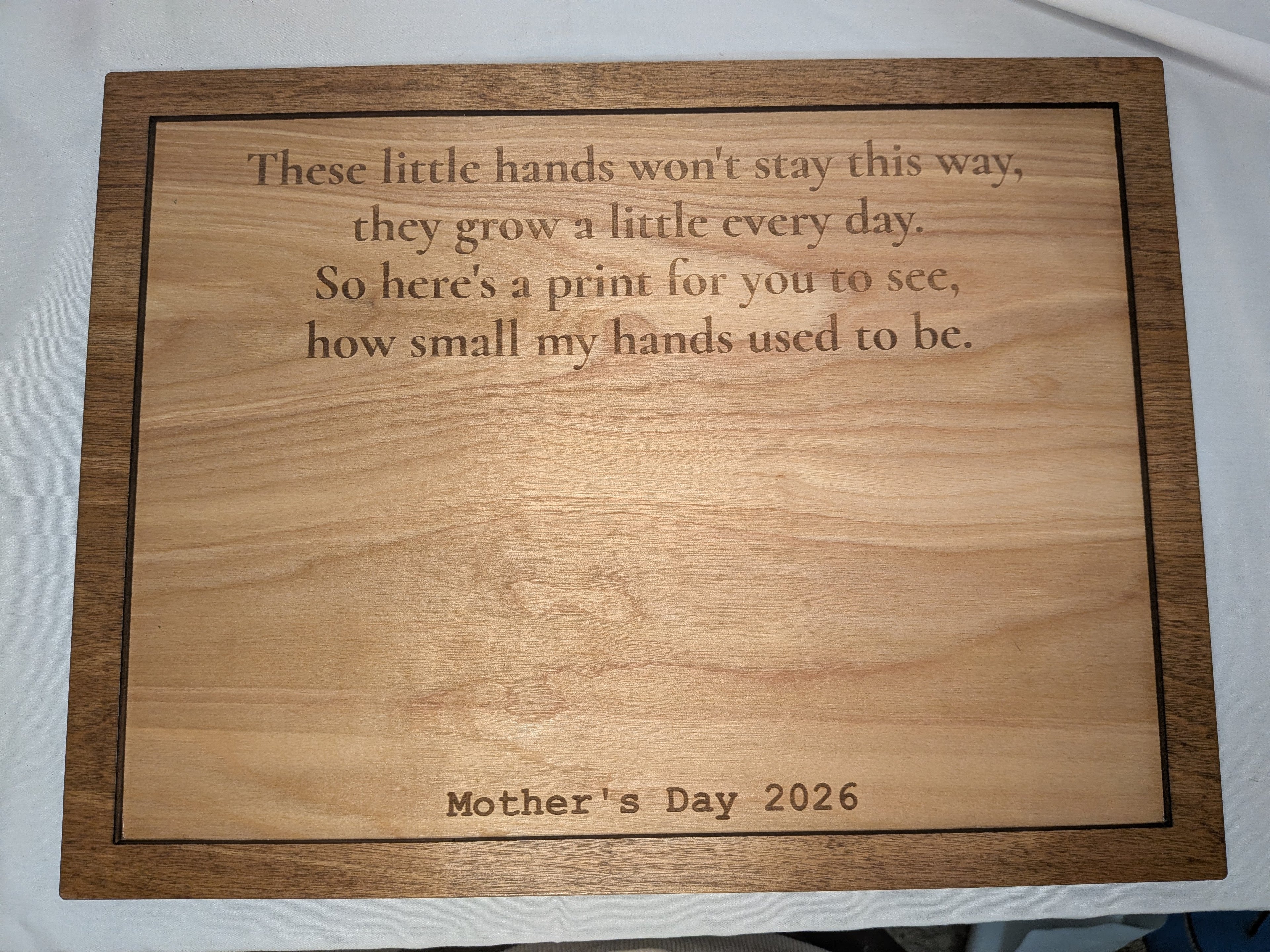 Little Hands Keepsake Sign