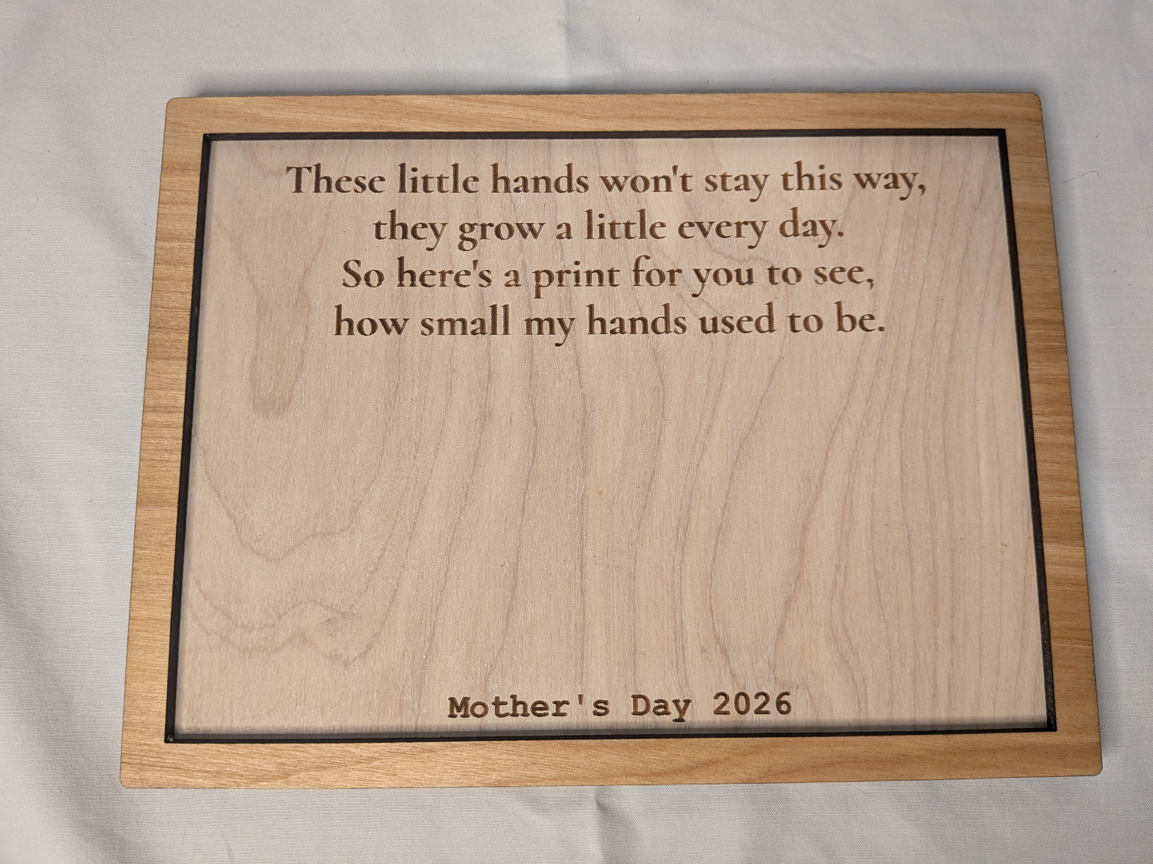 Little Hands Keepsake Sign